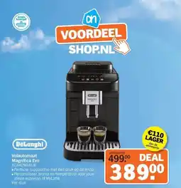 Albert Heijn DeLonghi Volautomaat Magifica Evo ECAM290.61.B aanbieding