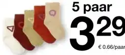 Zeeman Sokken aanbieding