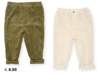 Zeeman Broek corduroy aanbieding