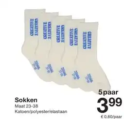 Zeeman Sokken aanbieding