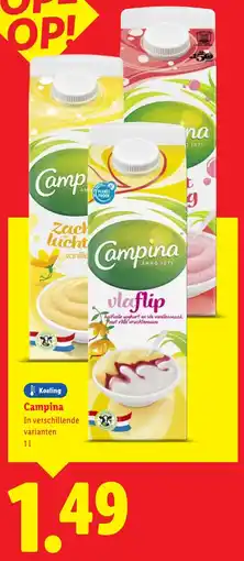 Lidl Campina aanbieding