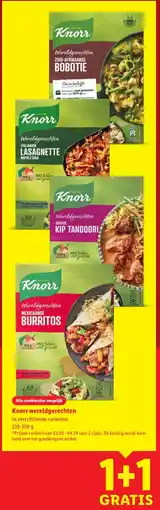 Lidl Knorr wereldgerechten aanbieding
