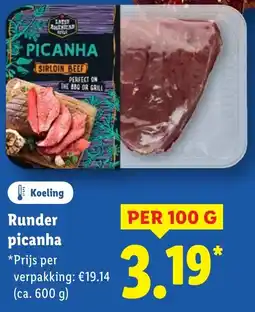 Lidl Runder picanha aanbieding