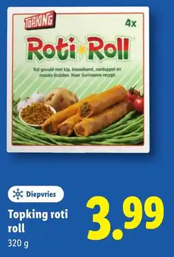 Lidl Topking roti roll aanbieding