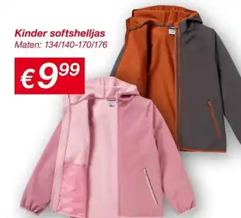 Kik Kinder softshelljas aanbieding