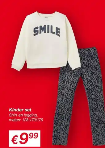 Kik Kinder set Shirt en legging aanbieding