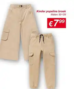 Kik Kinder popeline broek aanbieding