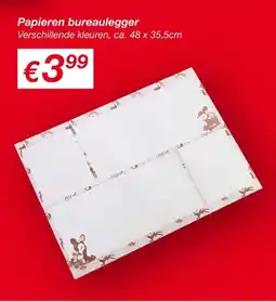 Kik Papieren bureaulegger aanbieding