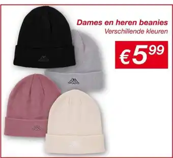 Kik Dames en heren beanies aanbieding