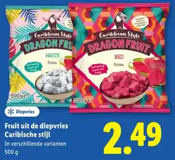 Lidl Fruit uit de diepvries Caribische stijl aanbieding