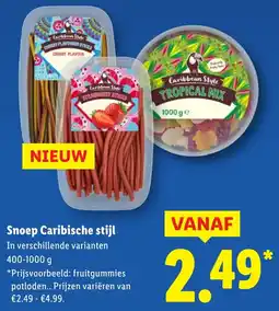 Lidl Snoep Caribische stij aanbieding