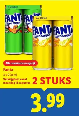 Lidl Fanta aanbieding