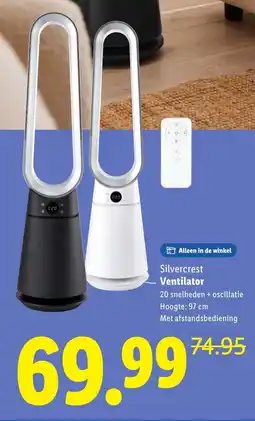 Lidl Silvercrest Ventilator aanbieding