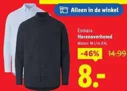 Lidl Esmara Herenoverhemd aanbieding