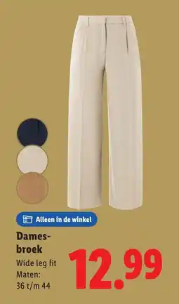 Lidl Dames broek aanbieding