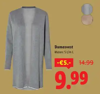 Lidl Damesvest aanbieding