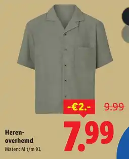 Lidl Heren overhemd aanbieding