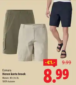 Lidl Esmara Heren korte broek aanbieding
