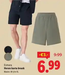 Lidl Esmara Heren korte broek aanbieding
