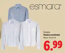 Lidl Esmara Dames overhemd aanbieding