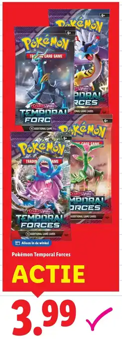 Lidl Pokémon Temporal Forces aanbieding