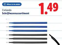 Lidl Crelando Schrijfwaren Assortiment aanbieding