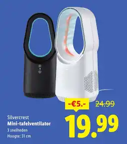 Lidl Mini tafelventilator aanbieding