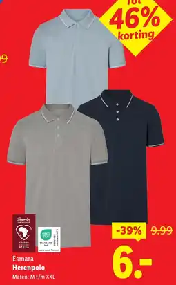 Lidl Esmara Herenpolo aanbieding