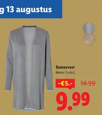 Lidl Damesvest aanbieding