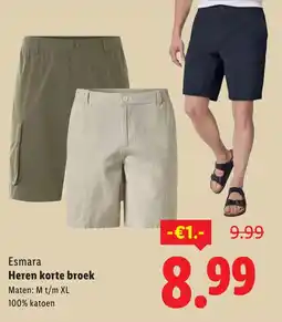 Lidl Esmara Heren korte broek aanbieding