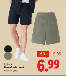 Lidl Esmara Heren korte broek aanbieding