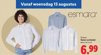 Lidl Esmara Dames overhemd aanbieding