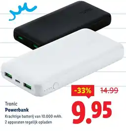 Lidl Tronic Powerbank aanbieding