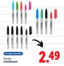 Lidl Sharpie Schrijfwaren aanbieding