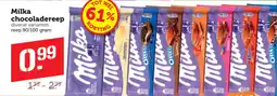 Coop Milka chocoladereep aanbieding