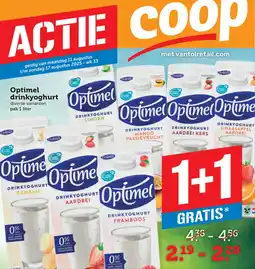 Coop Optimel drinkyoghurt aanbieding