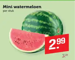 Coop Mini watermeloen aanbieding