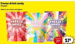 Kruidvat Freeze dried candy aanbieding