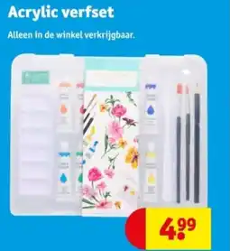 Kruidvat Acrylic verfset aanbieding