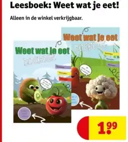 Kruidvat Leesboek: Weet wat je eet! aanbieding