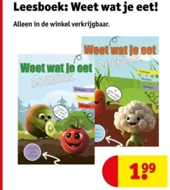 Kruidvat Leesboek: Weet wat je eet! aanbieding