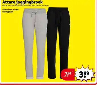 Kruidvat Attaro joggingbroek aanbieding