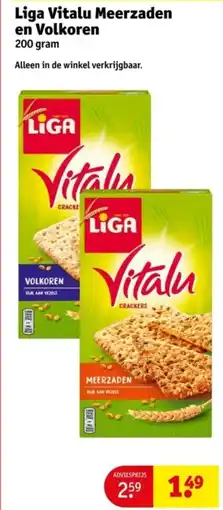 Kruidvat Liga Vitalu Meerzaden en Volkoren aanbieding