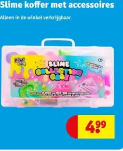 Kruidvat Stitch of Minnie Styling head Slime koffer met accessoires aanbieding