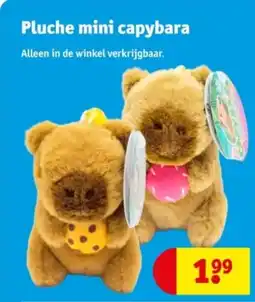 Kruidvat Pluche mini capybara aanbieding