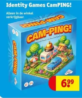 Kruidvat Identity Games CamPING! aanbieding
