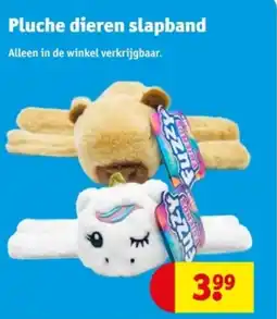 Kruidvat Pluche dieren slapband aanbieding