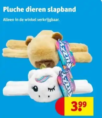 Kruidvat Pluche dieren slapband aanbieding