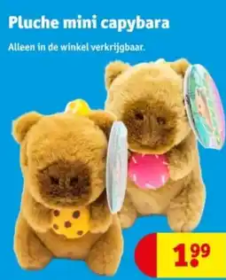 Kruidvat Pluche mini capybara aanbieding