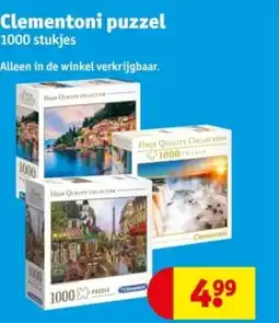 Kruidvat Clementoni puzzel aanbieding